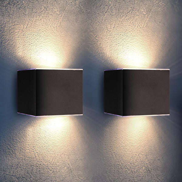 Up & Down Solar Wall Light – Outdoor Waterproof LED Fence Lights for Garden, Patio & Front Door