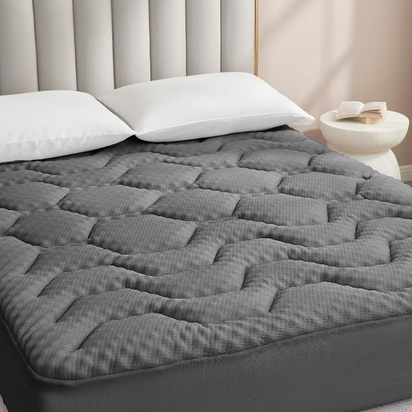 Small Double Memory Foam Mattress Topper – Gel Pad with Deep Pocket Cover, 3cm