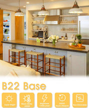 B22 Bayonet Light Bulbs 100W Equivalent, 13W LED Bulbs Bayonet Warm White 3000K, 1200lm BC A60 B22 Light Bulb Bayonet, Non-Dimmable for Indoor Home Lighting, 3 Pack [Energy Class F]
