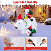 LED festive lights inflatable Christmas yard decoration