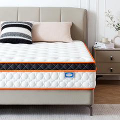 Single 3FT Gel Memory Foam & Pocket Spring Mattress – Medium-Firm Orthopedic 135x190x23cm
