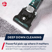 Hoover Breeze Evo Pets Upright Vacuum Cleaner Black/Turquoise 850W