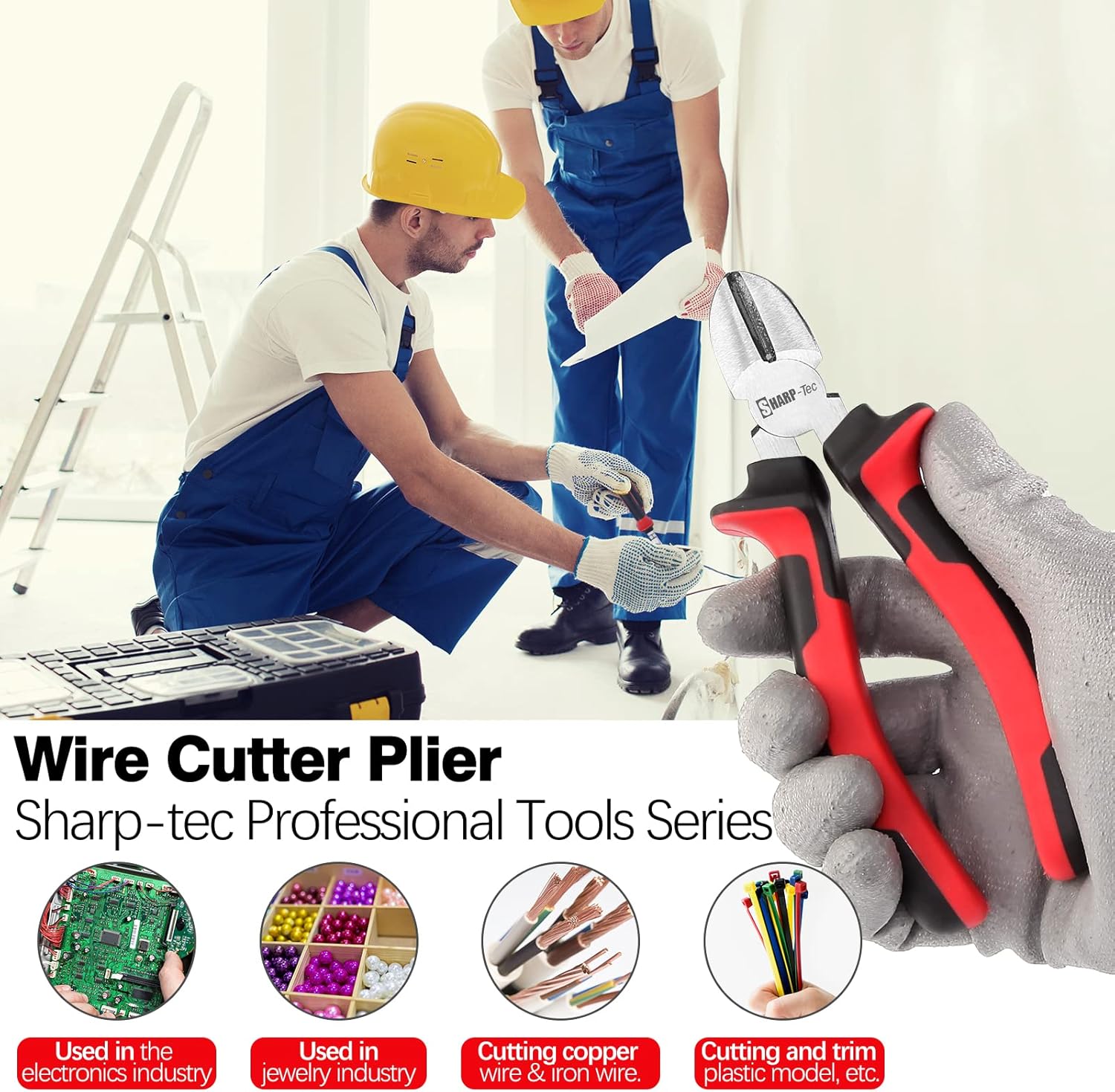 2-Piece Wire Cutters Pliers Set – 160mm & 200mm