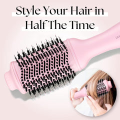 Air Dryer Brush with Adjustable Heat – 2-in-1 Hot Air Styler & Volumizer for All Hair