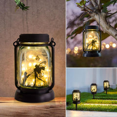 Mason Jar Solar 3-in-1 Lights - Ideal Gardening Gifts for Mom, Grandma, and Everyone, Outdoor Garden, Fence, and Pathway Decor