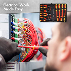 Electrician Insulated Screwdriver and Pliers Tool Set