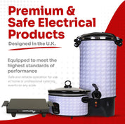 Made Safer 7.5L Hot Water Urn – Energy-Efficient Boiling Dispenser for Tea, Coffee & Drinks, 40 Cup Capacity, UK Design