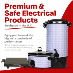 Made Safer 7.5L Hot Water Urn – Energy-Efficient Boiling Dispenser for Tea, Coffee & Drinks, 40 Cup Capacity, UK Design