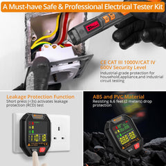 Neoteck Socket Tester & Non-Contact Voltage Pen Kit