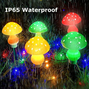 Solar Mushroom Fairy Lights