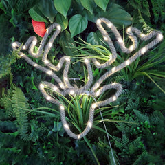 LED Hemp Rope Lights Xmas Decoration Battery Operated Holiday Garden Home Wall Room Hanging Décor