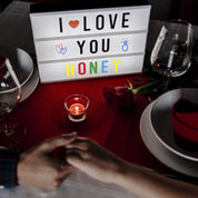 BONNYCO A4 Cinema Light Box with 400 Letters & Emojis