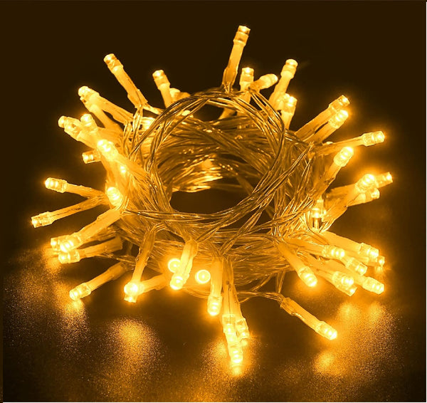 3M 30LED Battery-Powered Fairy Lights, Waterproof LED String Lights with Timer Function for Christmas, Garden, Bedroom, and Indoor/Outdoor Decor (Warm White)