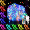 Tacobey LED Rope Lights, 33Ft 100LED String Lights Outdoor Tube Lights Waterproof with Remote, 16 Colors Decorative Lights for Party Wedding Garden Decorations - Battery Powered&USB