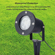 TEDD Christmas LED Projector Lamp – Santa Claus Rotating Spotlight Light – Waterproof