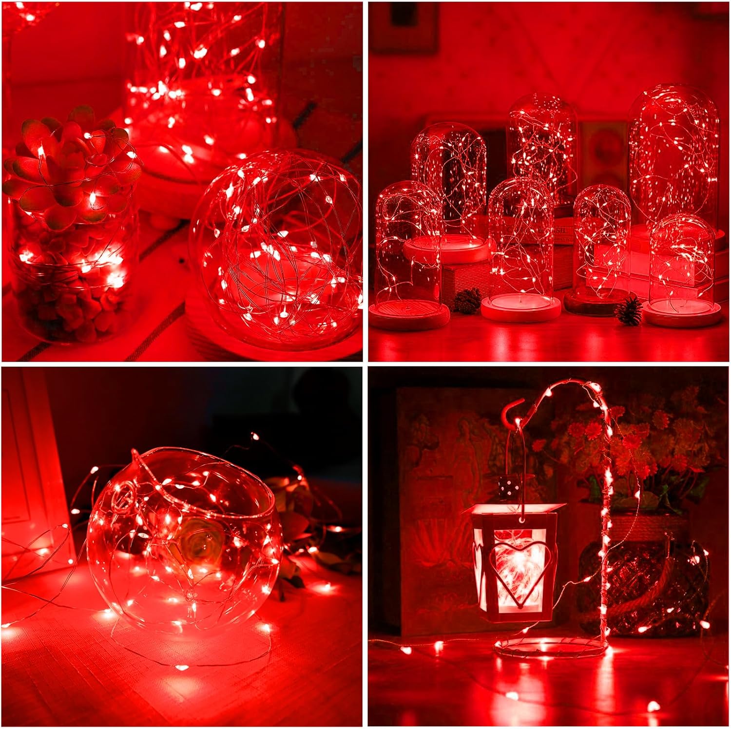 Mini Red party Fairy Lights