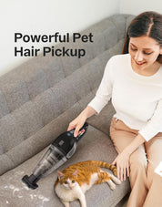 Cordless Handheld Vacuum Cleaner, Powerful Suction Portable Lightweight Mini Vacuum with 25–30Mins Long Runtime, Rechargeable Quick Charge Battery for Home, Car, Carpet, Stairs & Pet Hair Cleaning