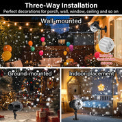 Waterproof LED Snowfall Projector Light for Christmas Outdoor Display