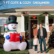 Waterproof outdoor snowman Christmas decoration