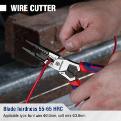 7-in-1 Needle Nose Pliers 200mm Wire Stripper Crimper