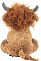 Hamish the Highland Cow Plush Dog Toy – Soft, Squeaky & Durable Eco-Friendly Fun