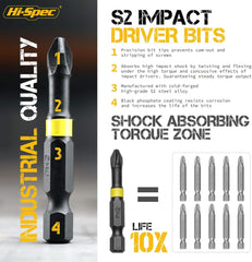 44pc Impact Drill Driver Screw Bit Set