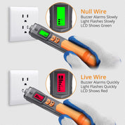 Non Contact Voltage Tester Pen 12-1000V LCD