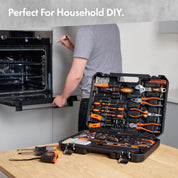 VonHaus 120-Piece Home Tool Kit with Carry Case