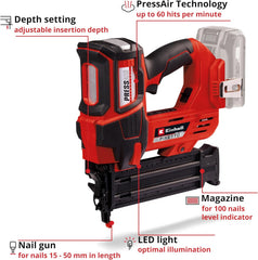 18V Cordless Nail Gun Electric Nailer