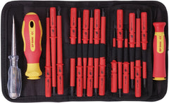 Draper XP1000 18 Piece Precision Screwdriver Set | VDE Dual Insulated Interchangeable Blade | Electrical Tool Driver Set | Hand Tools Set | 05776