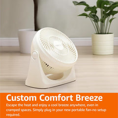 7 Inch Portable Desk Fan with 3 Speeds