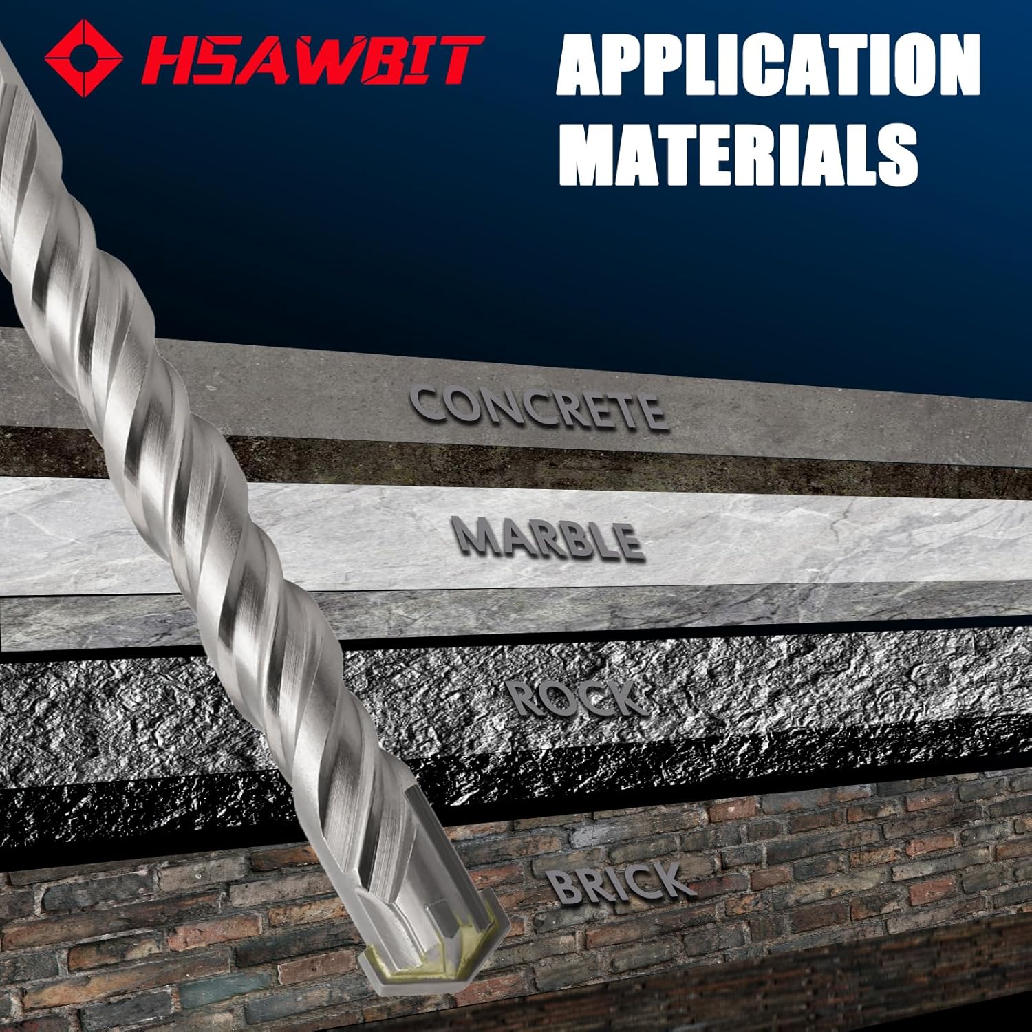 SDS Plus Masonry Drill Bit 12mm x 600mm