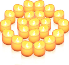 12-Pack Flickering Flameless Candles – Realistic Battery Operated with Warm White Light