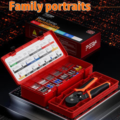 PEBA 28-Piece Ferrule Crimping Tool Kit 0.08-10mm²