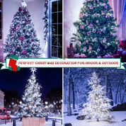 Waterproof IP44 400 LED Christmas Tree Fairy Lights with Timer Function