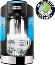 Breville HotCup Hot Water Dispenser 2.0L – 3kW Fast Boil, Variable Dispense, Energy Efficient, Gloss Black [VKJ318]
