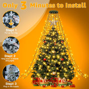 USB powered cascading LED tree lights
