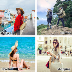 Hand Held Fans Hand Fan Rechargeable Hand Held Fans Rechargeable Electric Hand Fan Face Fan 4-Speed Adjustment 90° Foldable Suitable for Travel Camping and Outdoor Use (White)