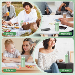 150ml Mini Stainless Steel Water Bottle – Leakproof, Insulated, BPA-Free with Straw