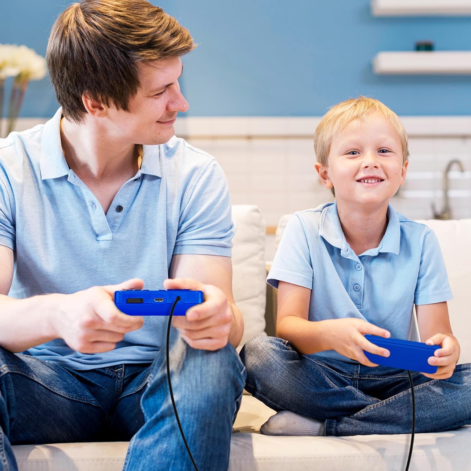 Handheld Game Console Boy – 500 Classic FC Games, 3" Screen, Rechargeable, Portable