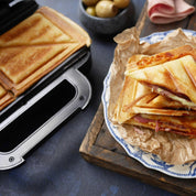 Ultimate Deep Fill Toastie Maker | 2 Slice Sandwich Toaster | Removable Plates