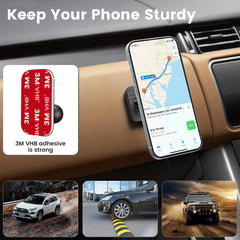 iPhone 16 MagSafe Car Mount Charger with Extended Arm – Grey