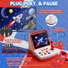 Colourbing A6 Retro Handheld Console – 1000+ Games, 3.2