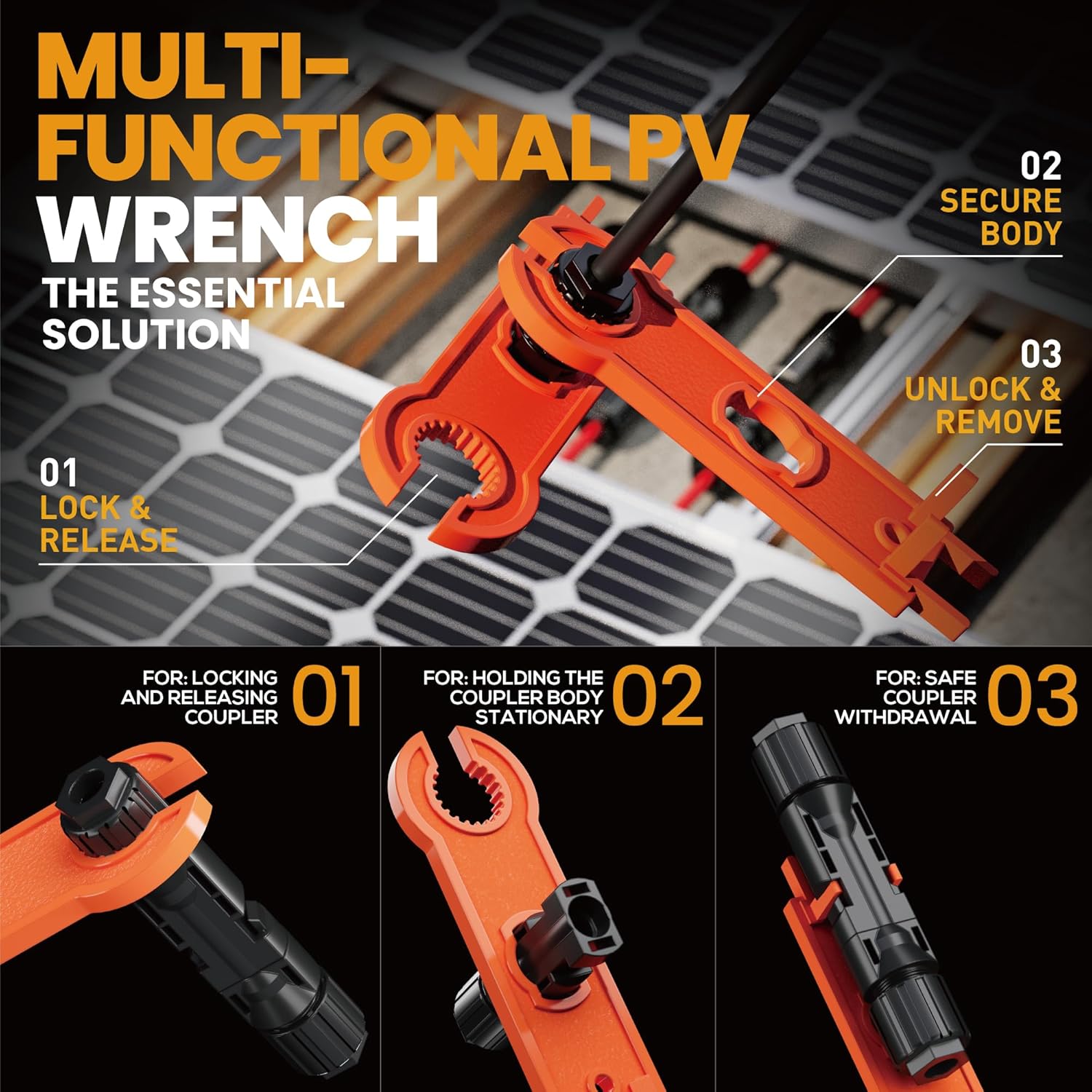 Solar Panel Crimping Tool Kit 2.5–6mm²