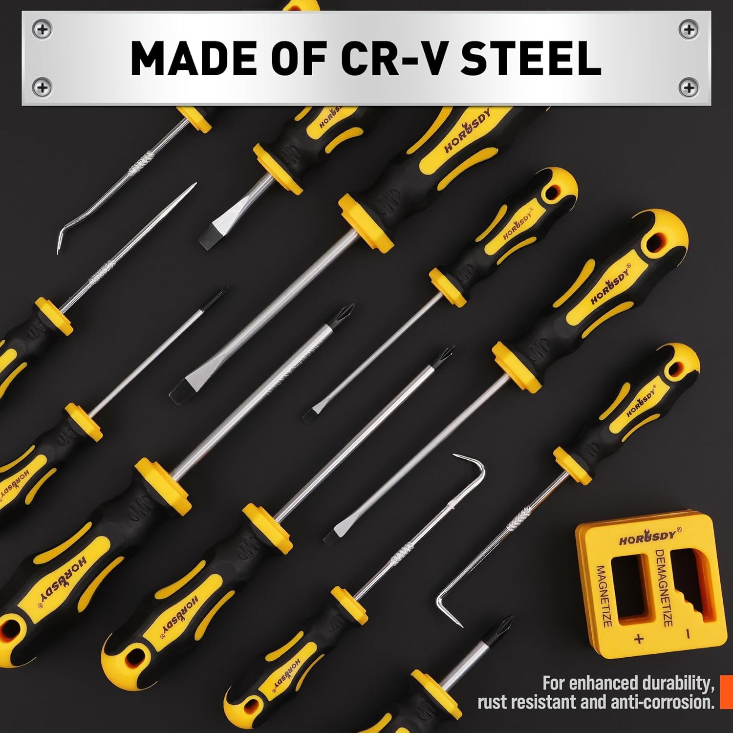13-Piece Screwdriver and Precision Hook Set
