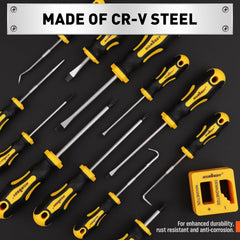 13-Piece Screwdriver and Precision Hook Set