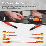 Electrician Insulated Screwdriver and Pliers Tool Set