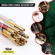 16M Cable Access Rod Kit with 17 Attachments