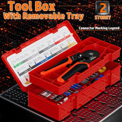 PEBA 28-Piece Ferrule Crimping Tool Kit 0.08-10mm²