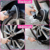 17Pcs Pink Car Cleaning Kit with Storage Box – Wash & Detailing Set for Women